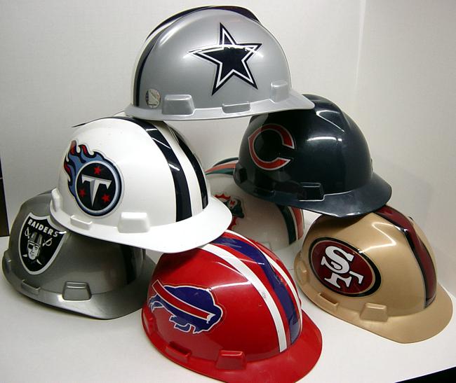 NFL Hardhats - Alamo Welding 